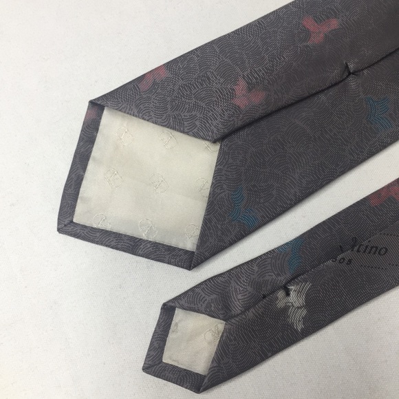 Valentino tie gray Gravatta perfect condition - Picture 8 of 8